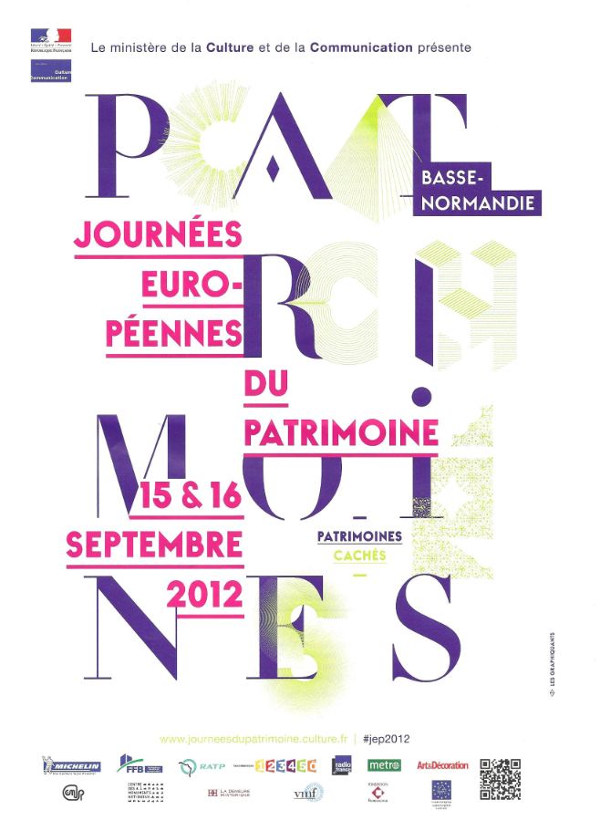 Affiche journées patrimoine 2012