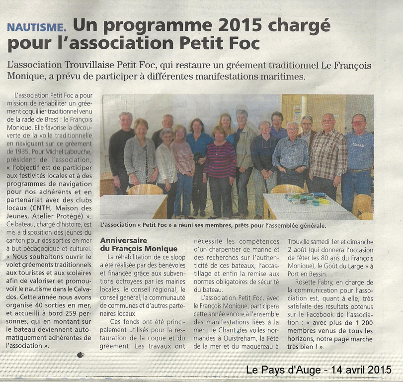 Le Pays d'Age - 14 avril 2015