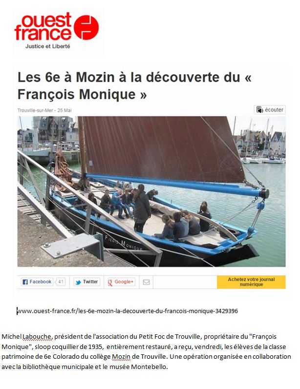 Ouest France du 25 mai 2015