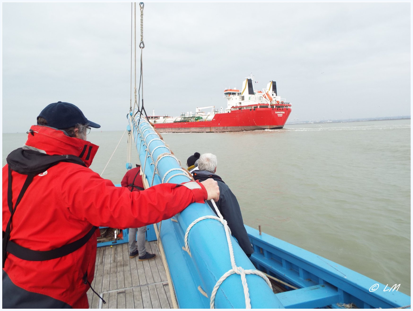 Convoyage vers chantier naval du Poudreux à Honfleur  a